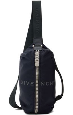 Givenchy Navy G-Zip Bum Pouch