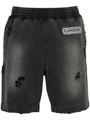Givenchy New Board cotton track shorts - Black