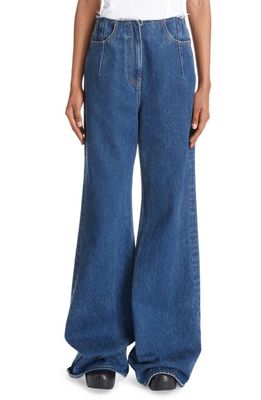 Givenchy No Waistband Nonstretch Trouser Jeans in Medium Blue