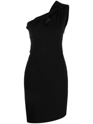 Givenchy one-shoulder cut-out mini dress - 001 BLACK