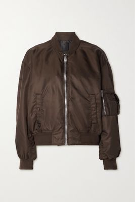 Givenchy - Padded Shell Bomber Jacket - Brown