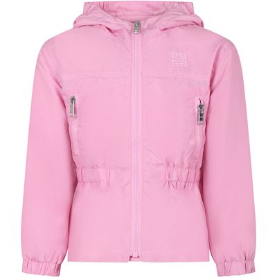 Givenchy Pink Windbreaker For Girl