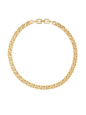 Givenchy Pre-Owned 1980 curb-chain necklace - Gold