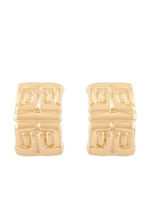 Givenchy Pre-Owned 1980s 4G-motif clip-on earrings - Gold