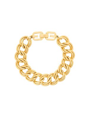 Givenchy Pre-Owned 1980s Double Chain Link Bracelet - Gold