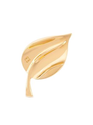 Givenchy Pre-Owned 1980s leaf motif brooch - Gold