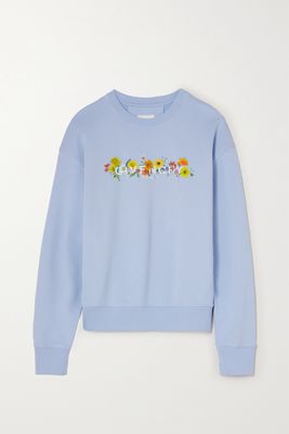 Givenchy - Printed Cotton-jersey Sweatshirt - Blue