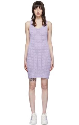 Givenchy Purple 4G Mini Dress