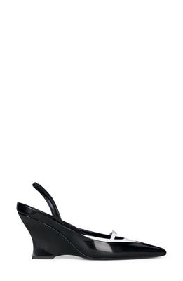 Givenchy Raven Pointed Toe Slingback Pump in Black/White