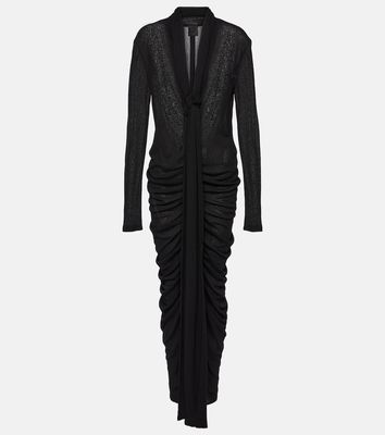 Givenchy Ruched jersey maxi dress
