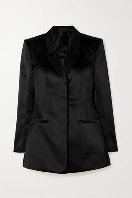 Givenchy - Satin Blazer - Black