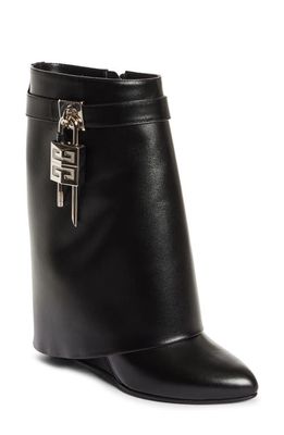 Givenchy Shark Lock Ankle Boot in Black