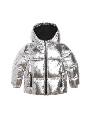 Givenchy Silver Metallic 4g Down Jacket