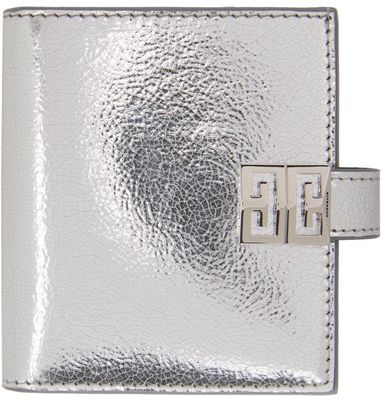 Givenchy Silver Small 4G Wallet