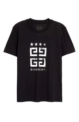 Givenchy Slim Logo Cotton Graphic T-Shirt in Black