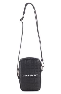 Givenchy Small G-Essentials Coated Canvas Crossbody Bag in Black
