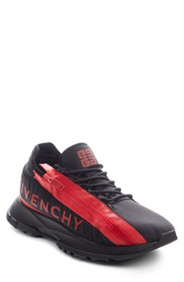 Givenchy Spectre Zip Sneaker in Black/Red
