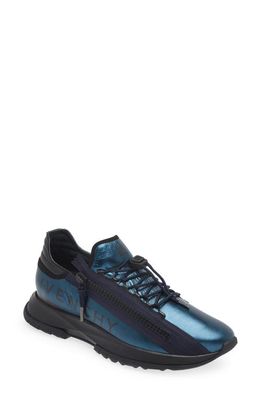 Givenchy Spectre Zip Sneaker in Blue/Silvery
