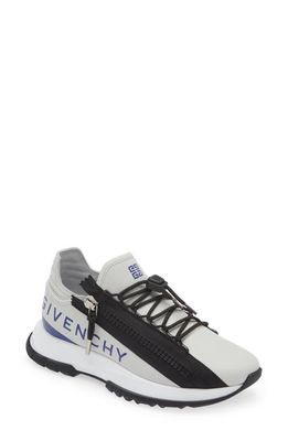Givenchy Spectre Zip Sneaker in Grey/Blue