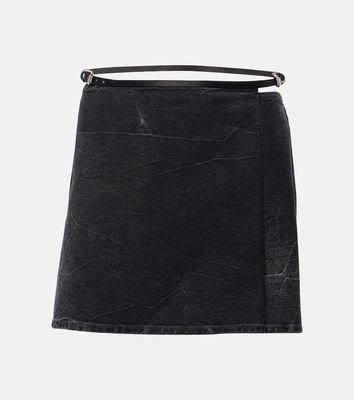 Givenchy Voyou denim miniskirt