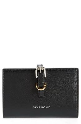 Givenchy Voyou Leather Bifold Wallet in Black