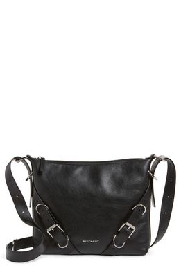 Givenchy Voyou Leather Crossbody Bag in Black