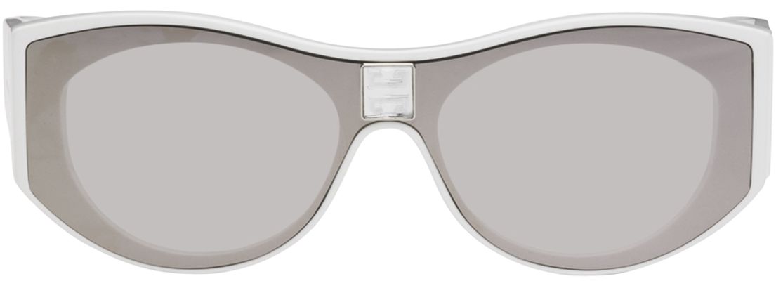Givenchy White 4Gem Sunglasses