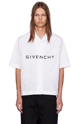 Givenchy White Boxy Fit Shirt