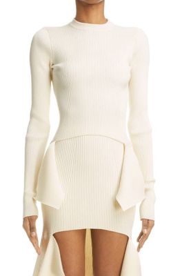 Givenchy Wool & Silk Blend Sweater in 130-Off White