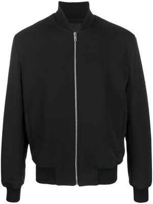 Givenchy wool logo lettering bomber jacket - Black