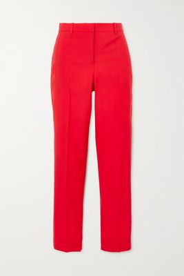 Givenchy - Wool Slim-leg Pants - Red