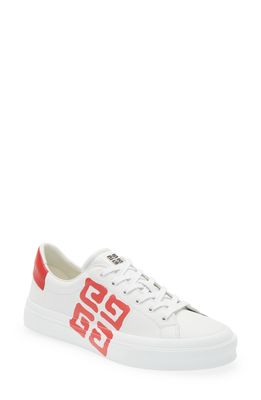 Givenchy x Josh Smith City Sport Sneaker in White/Red