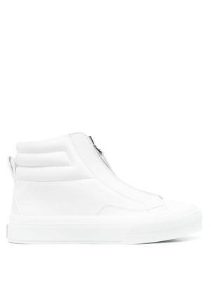 Givenchy zip-up high-top sneakers - White