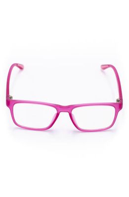 GlamBaby Blue Light Blocking Glasses in Bright Pink