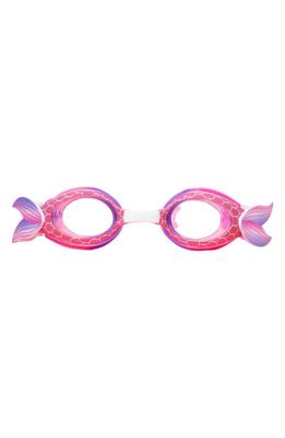 GlamBaby Kids' Fishtail Swim Goggles in Pink Multi
