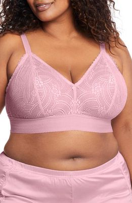 Glamorise Bramour Gramercy Luxe Lace Bralette in Mauve 