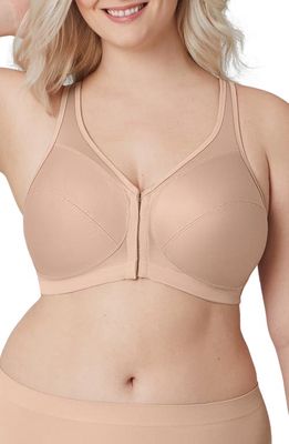 Glamorise MagicLift Front Closure Posture Back Bra in Cafe