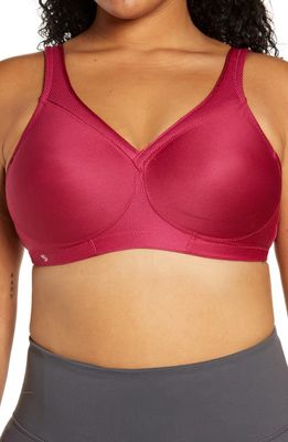 Glamorise MagicLift Seamless Sports Bra in Ruby Red