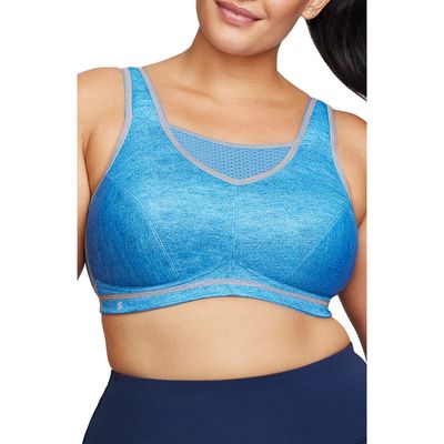 Glamorise No-Bounce Camisole Elite Sports Bra in Light Denim