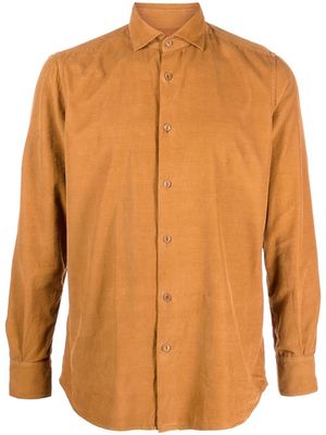 Glanshirt long-sleeve cotton shirt - Orange