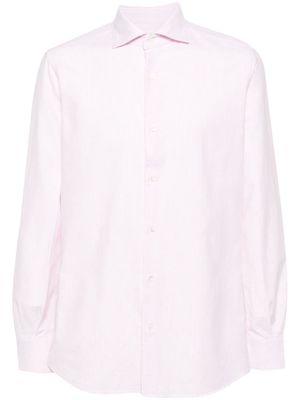 Glanshirt striped cotton shirt - Pink