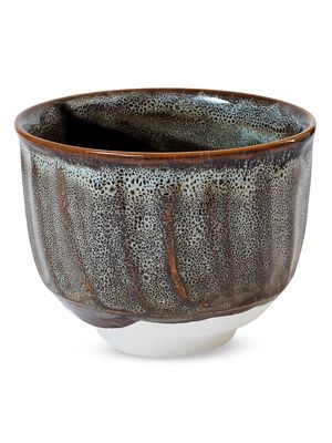 Glazed Ceramic Bowl - White - White