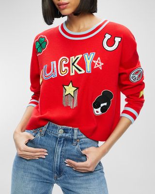 Gleeson Embellished Patch Pullover