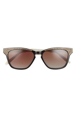 GLEMAUD X Tura x Victor Glemaud 58mm Rectangle Sunglasses in Black