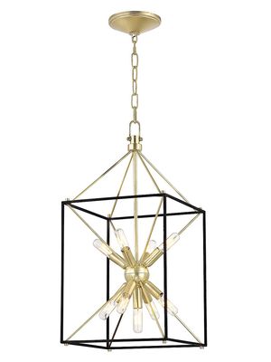 Glendale 9-Light Pendant - Aged Brass