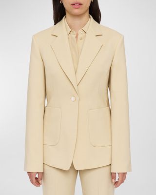 Glenview Tailored Single-Button Jacket