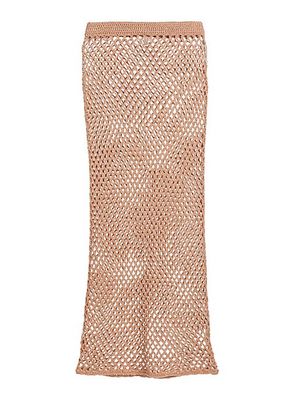 Glimmer Knit Midi Skirt