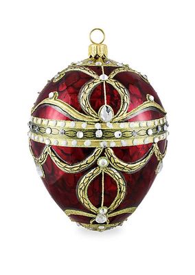 Glitterazzi Embellished Egg Glass Ornament