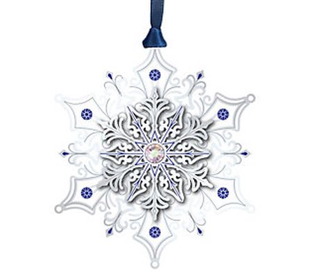 Glittering Snowflake Ornament