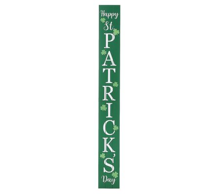 Glitzhome 60" Happy St. Patrick's Day Porch Sig n